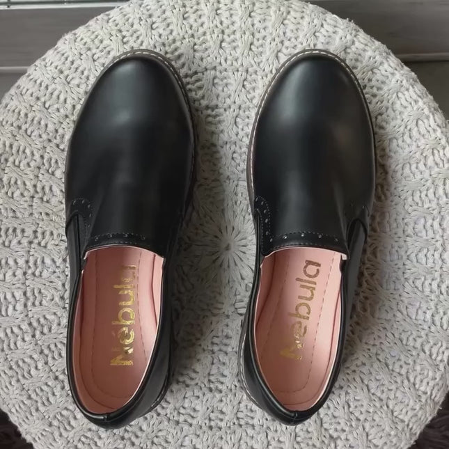 Mocasines Mujer Ferrara - Negro