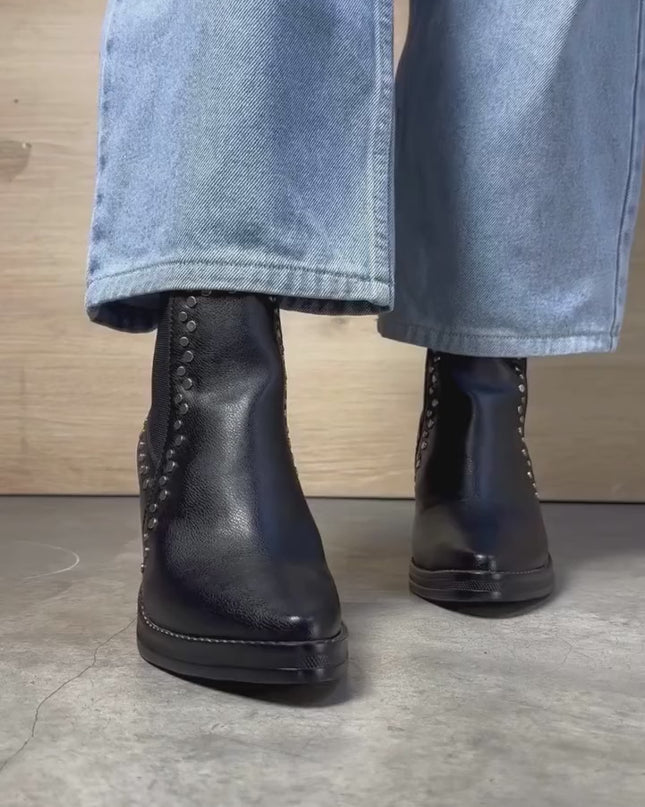 Botines Mujer Rivali - Negro