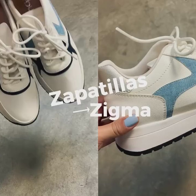 Zapatillas Urbanas Mujer Zigma - Azul