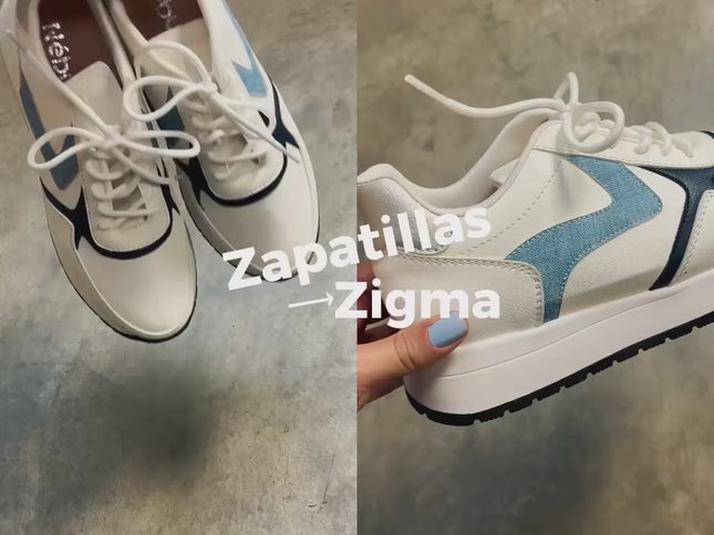 Zapatillas Urbanas Mujer Zigma - Azul