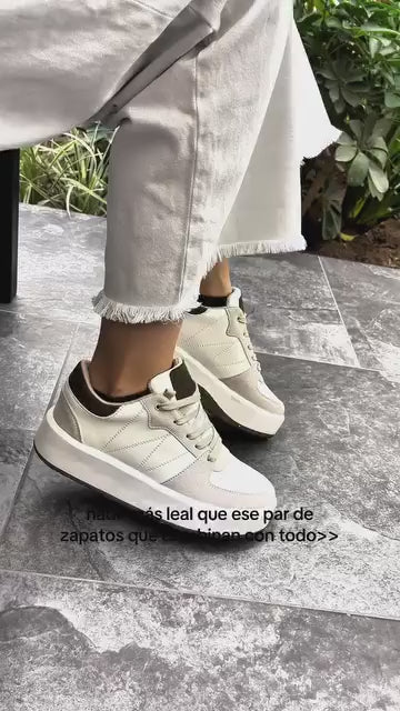 Zapatillas Urbanas Mujer Lieja  - Verde