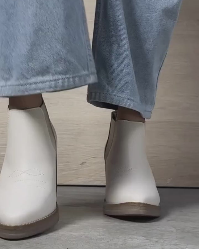 Botines Mujer Infany - Nude