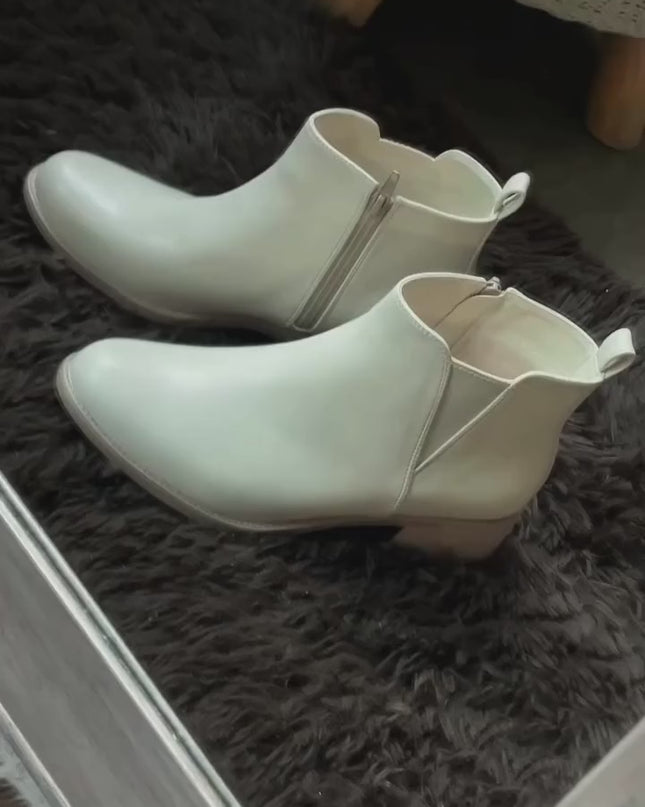 Botines Mujer Vaquet - Hueso