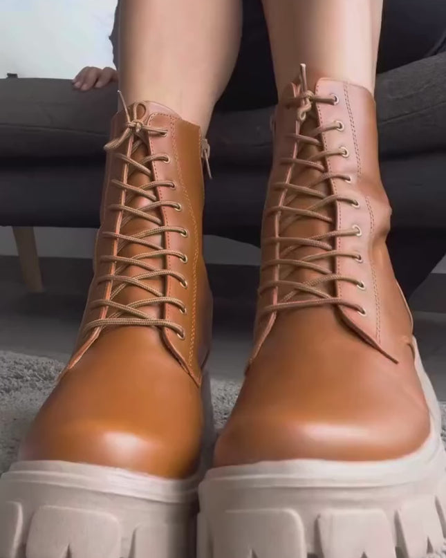 Botas Mujer Sacaba - Camel