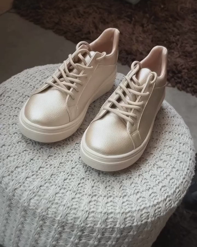 Zapatillas Urbanas Mujer Skaya - Dorado