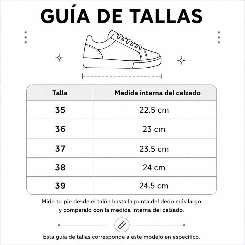 Guía de tallas