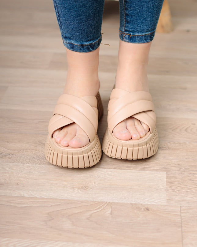 Sandalia Abumma - Beige - Tienda Nébula