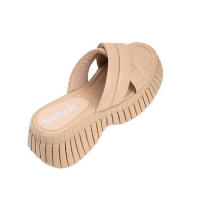 Sandalia Abumma - Beige - Tienda Nébula