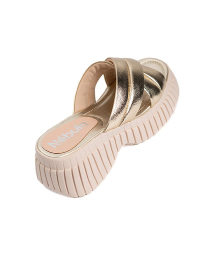 Sandalia Abumma - Dorado - Tienda Nébula