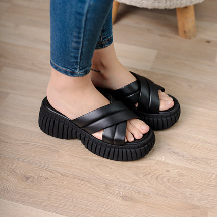 Sandalia Abumma - Negro - Tienda Nébula