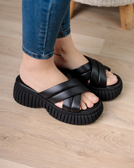 Sandalia Abumma - Negro - Tienda Nébula