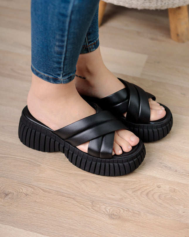 Sandalia Abumma - Negro - Tienda Nébula