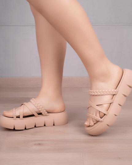 Sandalia Abuya - Nude - Tienda Nébula