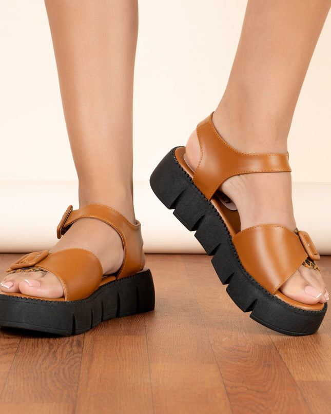 Sandalia Acra 2.0 - Camel - Tienda Nébula