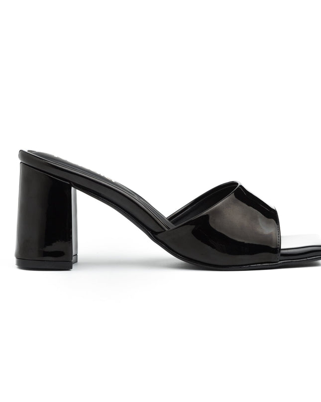 Sandalia Aly - Negro Charol - Tienda Nébula