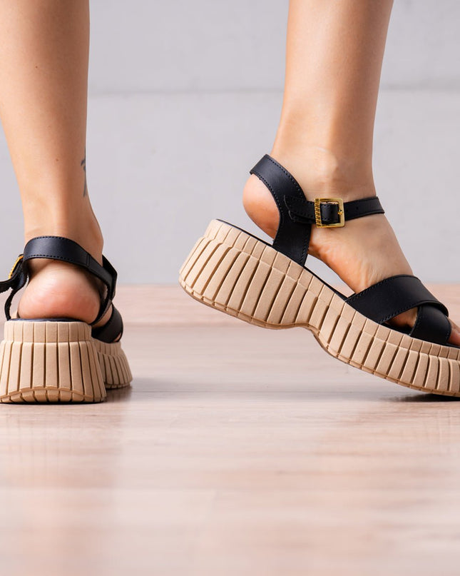 Sandalia Amberth - Negro - Tienda Nébula