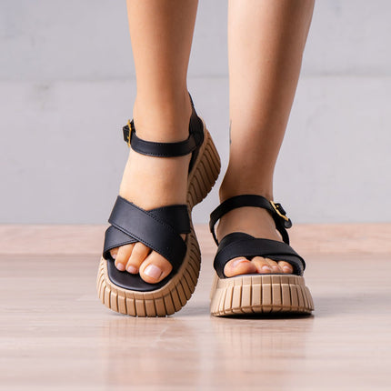 Sandalia Amberth - Negro - Tienda Nébula