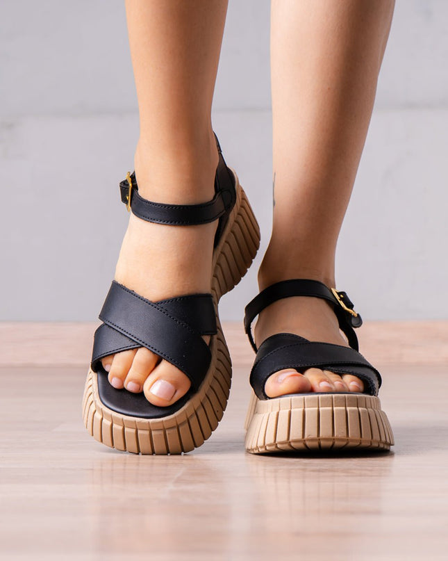 Sandalia Amberth - Negro - Tienda Nébula