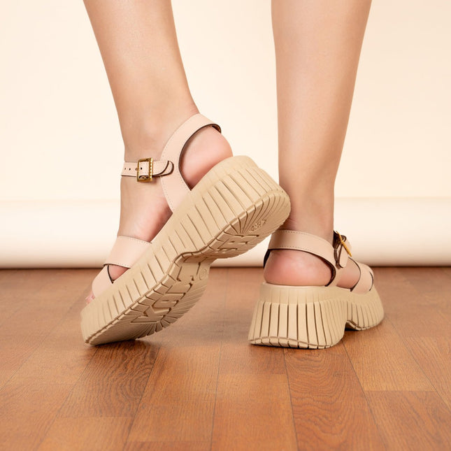 Sandalia Amberth - Palo Rosa - Tienda Nébula