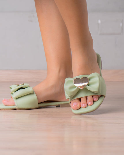 Sandalia Anca - Verde - Tienda Nébula