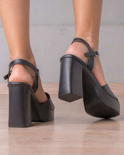 Sandalia Arabella - Negro - Tienda Nébula