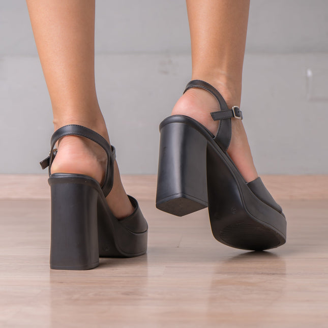 Sandalia Arabella - Negro - Tienda Nébula