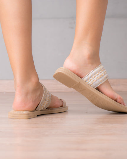 Sandalia Ashany - Beige - Tienda Nébula