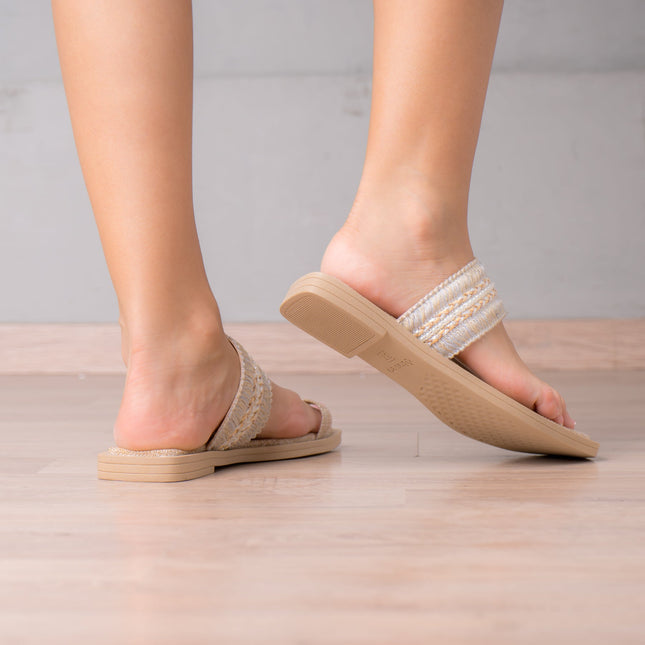 Sandalia Ashany - Beige - Tienda Nébula