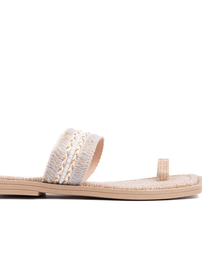 Sandalia Ashany - Beige - Tienda Nébula