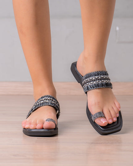 Sandalia Ashany - Negro - Tienda Nébula