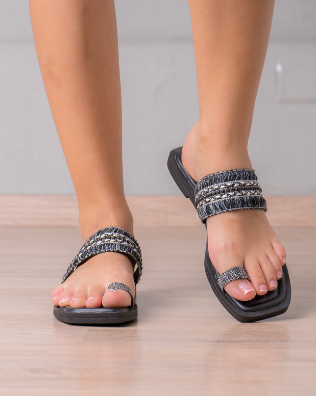 Sandalia Ashany - Negro - Tienda Nébula