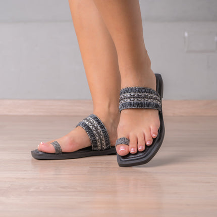 Sandalia Ashany - Negro - Tienda Nébula