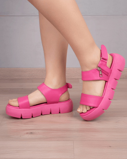 Sandalia Asmara - Fucsia - Tienda Nébula