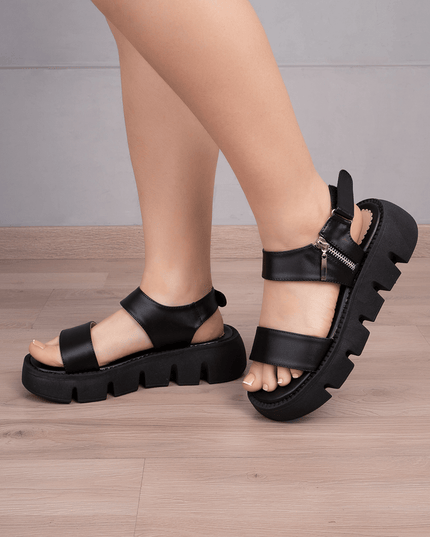 Sandalia Asmara - Negro - Tienda Nébula
