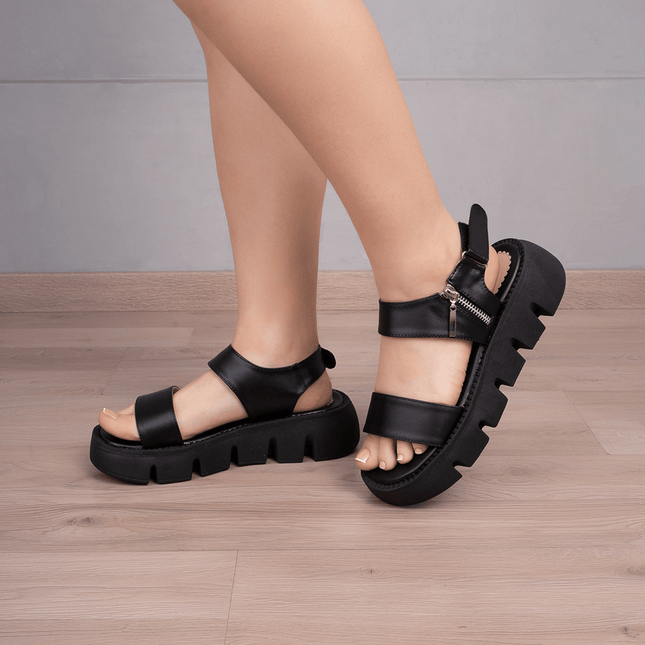 Sandalia Asmara - Negro - Tienda Nébula