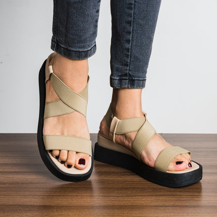 Sandalia Beauty - Beige - Tienda Nébula