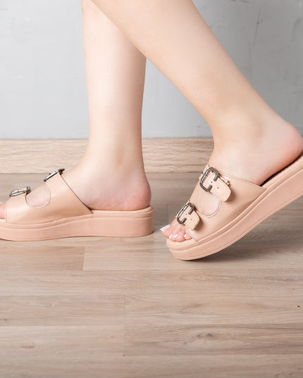 Sandalia Beipol - Nude - Tienda Nébula