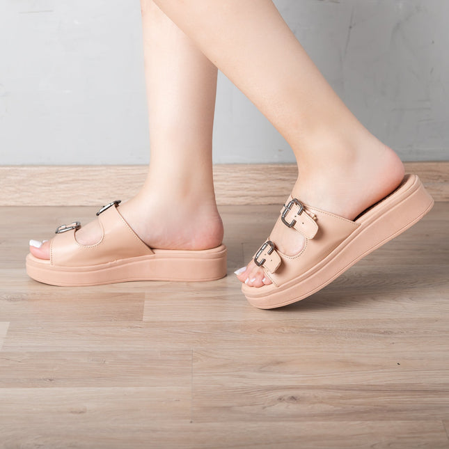 Sandalia Beipol - Nude - Tienda Nébula