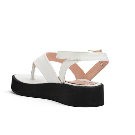 Sandalia Belvet - Blanco - Tienda Nébula