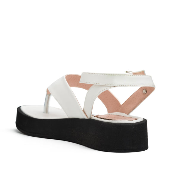 Sandalia Belvet - Blanco - Tienda Nébula