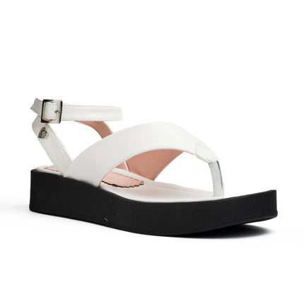 Sandalia Belvet - Blanco - Tienda Nébula