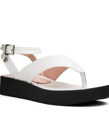 Sandalia Belvet - Blanco - Tienda Nébula