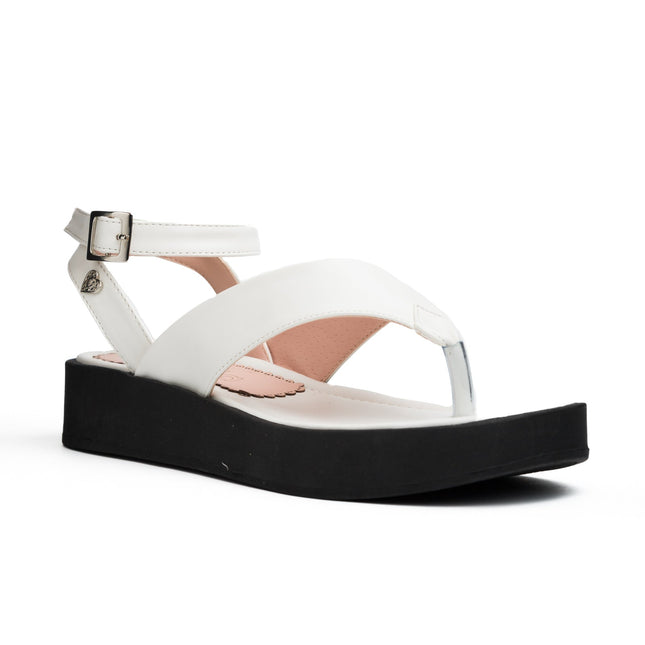 Sandalia Belvet - Blanco - Tienda Nébula