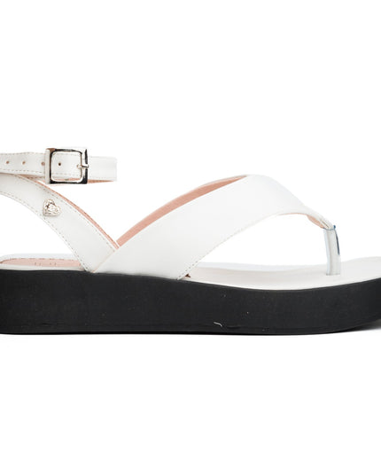 Sandalia Belvet - Blanco - Tienda Nébula