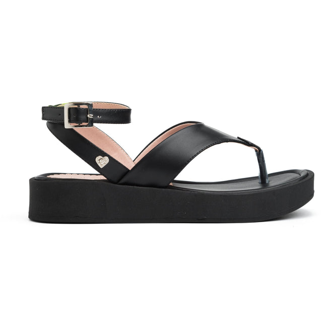 Sandalia Belvet - Negro - Tienda Nébula
