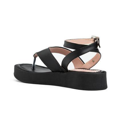 Sandalia Belvet - Negro - Tienda Nébula