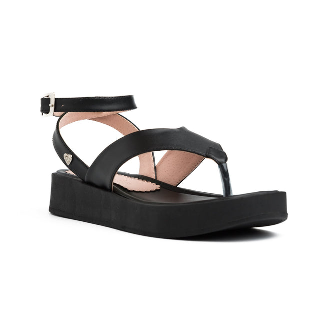 Sandalia Belvet - Negro - Tienda Nébula
