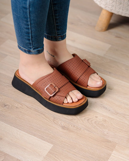 Sandalia Benzim - Marrón - Tienda Nébula