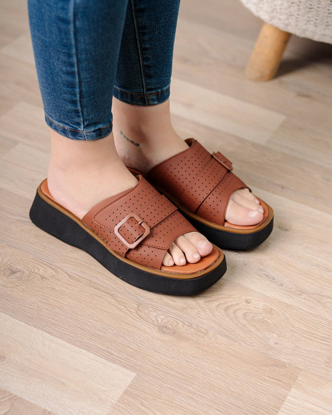 Sandalia Benzim - Marrón - Tienda Nébula