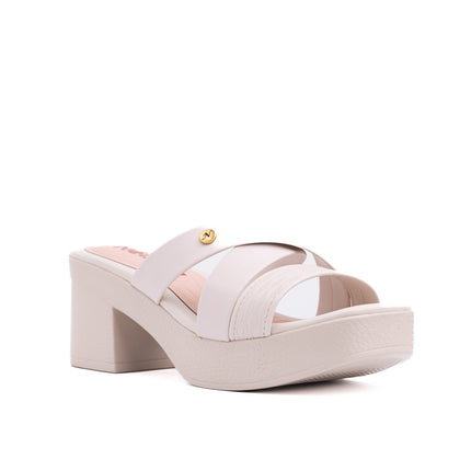 Sandalia Bethany - Hueso - Tienda Nébula